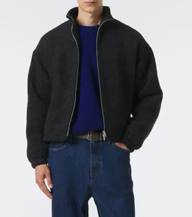 Jil Sander Wool-blend fleece sweatshirt | Thumbnail 6 Jil Sander Wool-blend fleece sweatshirt | Thumbnail 6
