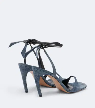 The Attico Ora denim slingback sandals | Thumbnail 2 The Attico Ora denim slingback sandals | Thumbnail 2