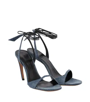 The Attico Ora denim slingback sandals | Thumbnail 1 The Attico Ora denim slingback sandals | Thumbnail 1