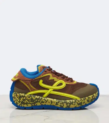 Loewe Pogo suede-trimmed sneakers | Thumbnail 3 Loewe Pogo suede-trimmed sneakers | Thumbnail 3