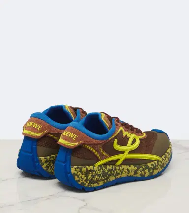 Loewe Pogo suede-trimmed sneakers | Thumbnail 4 Loewe Pogo suede-trimmed sneakers | Thumbnail 4