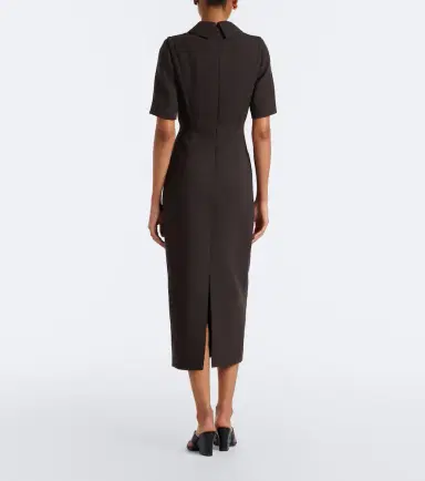 Emilia Wickstead Valletta wool midi dress | Thumbnail 2 Emilia Wickstead Valletta wool midi dress | Thumbnail 2