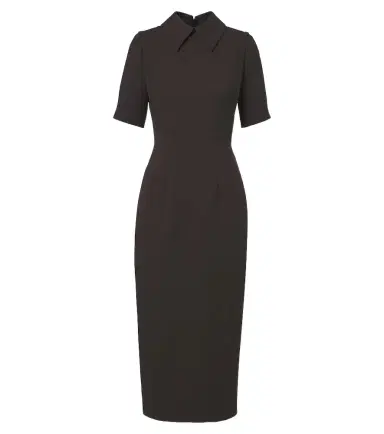 Emilia Wickstead Valletta wool midi dress | Thumbnail 1 Emilia Wickstead Valletta wool midi dress | Thumbnail 1