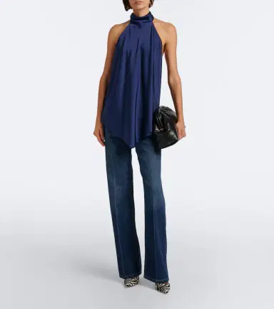 Stella McCartney Halterneck satin top | Thumbnail 2 Stella McCartney Halterneck satin top | Thumbnail 2