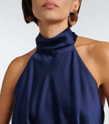 Stella McCartney Halterneck satin top | Thumbnail 5 Stella McCartney Halterneck satin top | Thumbnail 5