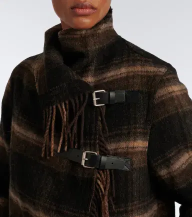 Marant Étoile Gihan plaid wool-blend coat | Thumbnail 2 Marant Étoile Gihan plaid wool-blend coat | Thumbnail 2