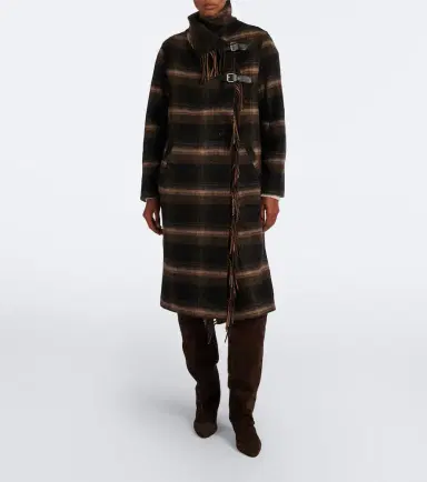 Marant Étoile Gihan plaid wool-blend coat | Thumbnail 5 Marant Étoile Gihan plaid wool-blend coat | Thumbnail 5