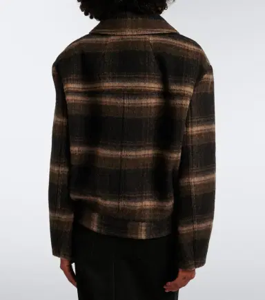 Marant Étoile Galeane plaid wool-blend jacket | Thumbnail 4 Marant Étoile Galeane plaid wool-blend jacket | Thumbnail 4