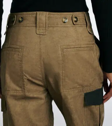 Marant Étoile Renzae patchwork cotton cargo pants | Thumbnail 3 Marant Étoile Renzae patchwork cotton cargo pants | Thumbnail 3
