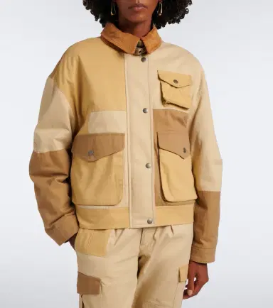 Marant Étoile Risla patchwork cotton jacket | Thumbnail 2 Marant Étoile Risla patchwork cotton jacket | Thumbnail 2