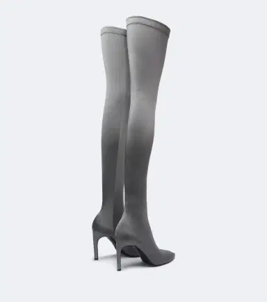 Victoria Beckham Harlow jersey over-the-knee boots | Thumbnail 3 Victoria Beckham Harlow jersey over-the-knee boots | Thumbnail 3