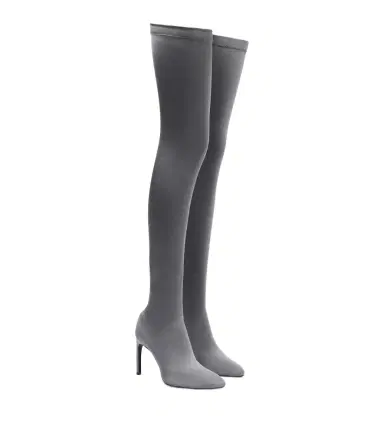Victoria Beckham Harlow jersey over-the-knee boots | Thumbnail 1 Victoria Beckham Harlow jersey over-the-knee boots | Thumbnail 1