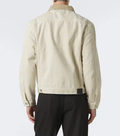 Frame Suede-trimmed cotton field jacket | Thumbnail 2 Frame Suede-trimmed cotton field jacket | Thumbnail 2