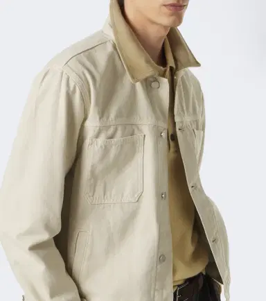 Frame Suede-trimmed cotton field jacket | Thumbnail 5 Frame Suede-trimmed cotton field jacket | Thumbnail 5