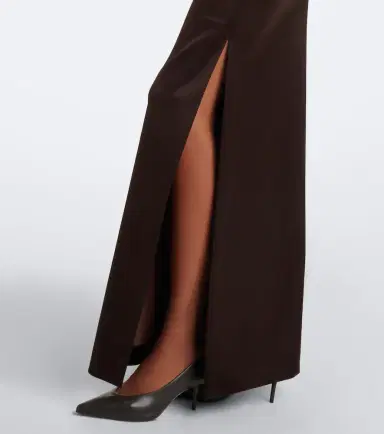 Max Mara Ruched embellished satin gown | Thumbnail 3 Max Mara Ruched embellished satin gown | Thumbnail 3