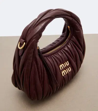 Miu Miu Wander Mini matelassé leather top-handle bag | Thumbnail 2 Miu Miu Wander Mini matelassé leather top-handle bag | Thumbnail 2