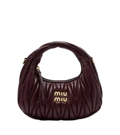 Miu Miu Wander Mini matelassé leather top-handle bag | Thumbnail 1 Miu Miu Wander Mini matelassé leather top-handle bag | Thumbnail 1