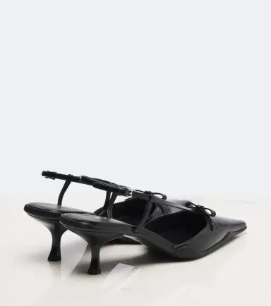 Prada Bow-detail leather slingback pumps | Thumbnail 4 Prada Bow-detail leather slingback pumps | Thumbnail 4