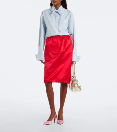 Prada Embellished satin slingback pumps | Thumbnail 5 Prada Embellished satin slingback pumps | Thumbnail 5