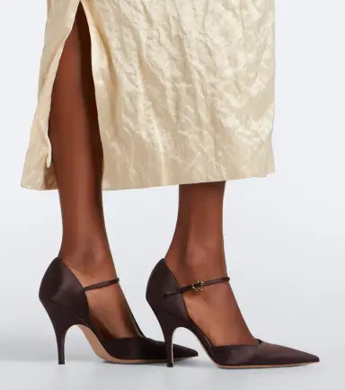 Gianvito Rossi Sofia satin pumps | Thumbnail 6 Gianvito Rossi Sofia satin pumps | Thumbnail 6