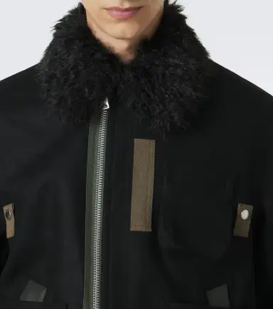 Sacai Wool blouson jacket | Thumbnail 2 Sacai Wool blouson jacket | Thumbnail 2
