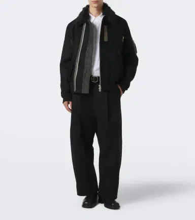 Sacai Wool blouson jacket | Thumbnail 5 Sacai Wool blouson jacket | Thumbnail 5