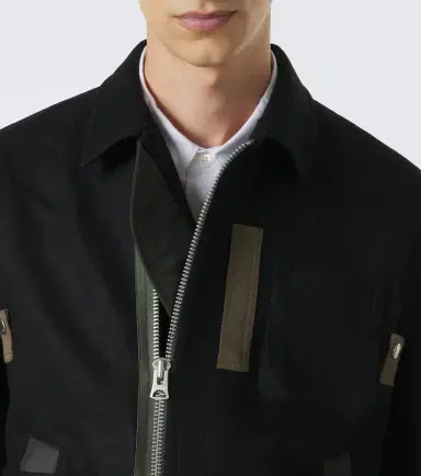 Sacai Wool blouson jacket | Thumbnail 7 Sacai Wool blouson jacket | Thumbnail 7