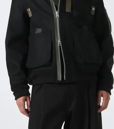 Sacai Wool blouson jacket | Thumbnail 8 Sacai Wool blouson jacket | Thumbnail 8