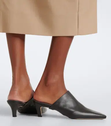Toteme Leather mules | Thumbnail 5 Toteme Leather mules | Thumbnail 5