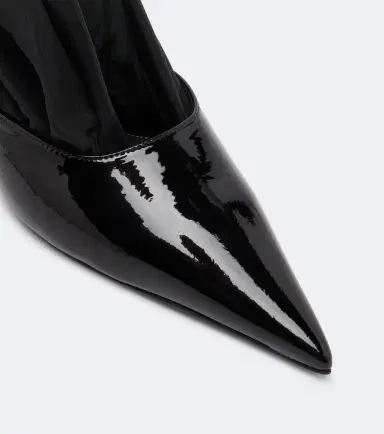 Toteme Scarf patent leather slingback pumps | Thumbnail 3 Toteme Scarf patent leather slingback pumps | Thumbnail 3
