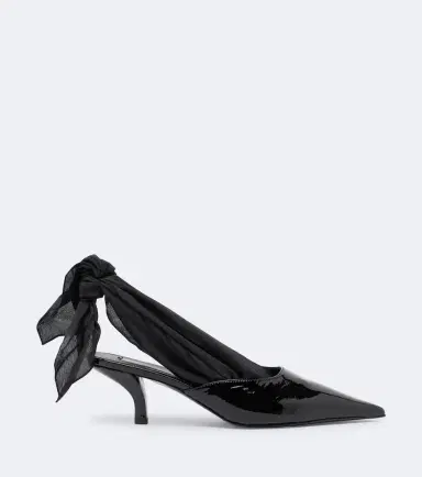 Toteme Scarf patent leather slingback pumps | Thumbnail 4 Toteme Scarf patent leather slingback pumps | Thumbnail 4