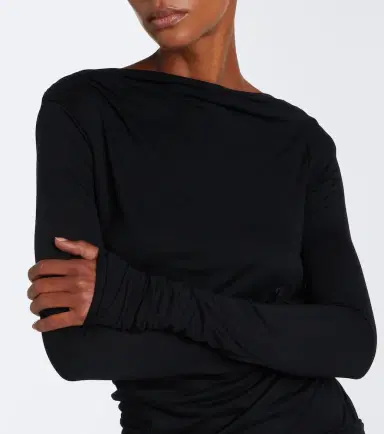 Rick Owens Lilies Shailee draped open-back jersey gown | Thumbnail 5 Rick Owens Lilies Shailee draped open-back jersey gown | Thumbnail 5