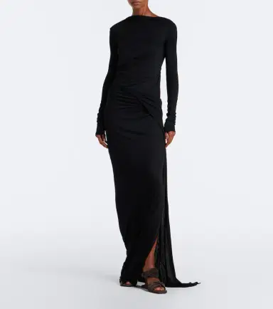 Rick Owens Lilies Shailee draped open-back jersey gown | Thumbnail 6 Rick Owens Lilies Shailee draped open-back jersey gown | Thumbnail 6