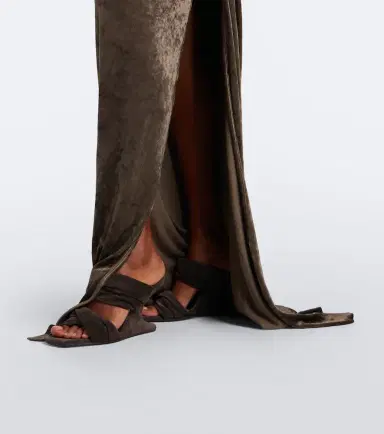 Rick Owens Lilies Shailee draped open-back velvet gown | Thumbnail 7 Rick Owens Lilies Shailee draped open-back velvet gown | Thumbnail 7