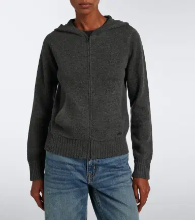 Max Mara Cashmere zip-up hoodie | Thumbnail 2 Max Mara Cashmere zip-up hoodie | Thumbnail 2