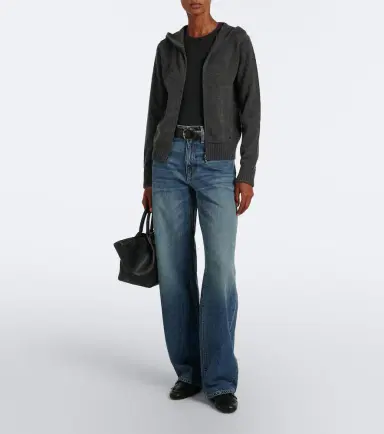 Max Mara Cashmere zip-up hoodie | Thumbnail 3 Max Mara Cashmere zip-up hoodie | Thumbnail 3
