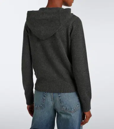 Max Mara Cashmere zip-up hoodie | Thumbnail 6 Max Mara Cashmere zip-up hoodie | Thumbnail 6