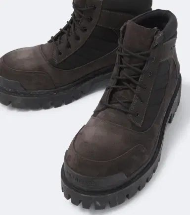 Balenciaga Combat Strike suede-trimmed lace-up boots | Thumbnail 6 Balenciaga Combat Strike suede-trimmed lace-up boots | Thumbnail 6