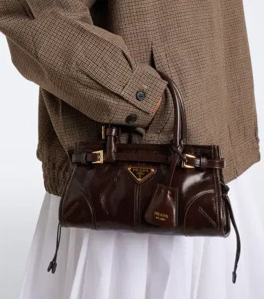 Prada Bonnie Mini leather top-handle bag | Thumbnail 5 Prada Bonnie Mini leather top-handle bag | Thumbnail 5