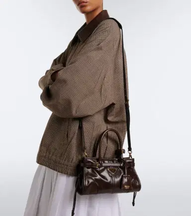 Prada Bonnie Mini leather top-handle bag | Thumbnail 7 Prada Bonnie Mini leather top-handle bag | Thumbnail 7