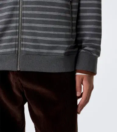 Miu Miu Striped oversized cotton fleece sweatshirt | Thumbnail 6 Miu Miu Striped oversized cotton fleece sweatshirt | Thumbnail 6