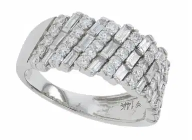Wish Fine Jewelry 1.00ct Diamond 14K Gold Pave Ring | Thumbnail 1 Wish Fine Jewelry 1.00ct Diamond 14K Gold Pave Ring | Thumbnail 1