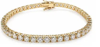Wish Fine Jewelry 5.10ct Diamond 18K Gold Tennis Bracelet | Thumbnail 1 Wish Fine Jewelry 5.10ct Diamond 18K Gold Tennis Bracelet | Thumbnail 1