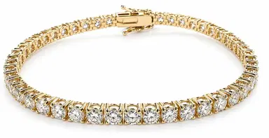 Wish Fine Jewelry 7.50ct Diamond 18K Gold Tennis Bracelet | Thumbnail 1 Wish Fine Jewelry 7.50ct Diamond 18K Gold Tennis Bracelet | Thumbnail 1