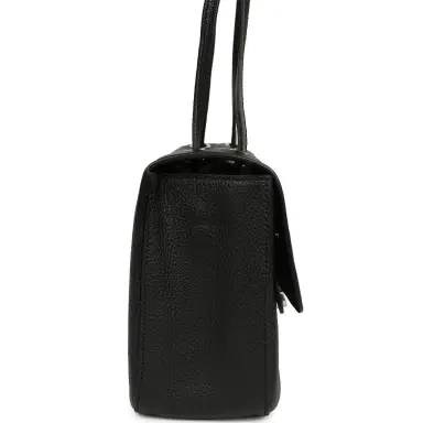 Chanel Chanel Maxi "Souplissimo" Small Flap Bag Black Grained Calfskin Silver Hardware | Thumbnail 3 Chanel Chanel Maxi "Souplissimo" Small Flap Bag Black Grained Calfskin Silver Hardware | Thumbnail 3