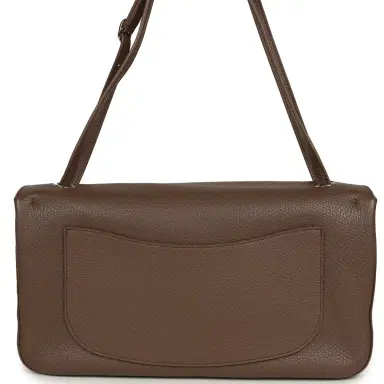 Chanel Chanel Maxi "Souplissimo" Small Flap Bag Brown Grained Calfskin Silver Hardware | Thumbnail 4 Chanel Chanel Maxi "Souplissimo" Small Flap Bag Brown Grained Calfskin Silver Hardware | Thumbnail 4