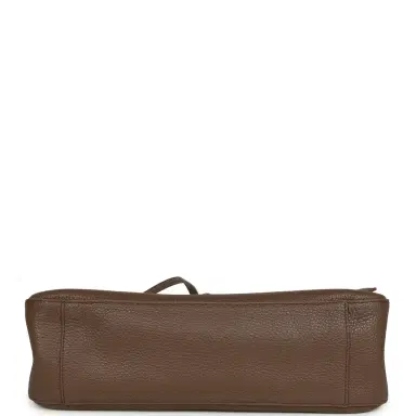 Chanel Chanel Maxi "Souplissimo" Small Flap Bag Brown Grained Calfskin Silver Hardware | Thumbnail 7 Chanel Chanel Maxi "Souplissimo" Small Flap Bag Brown Grained Calfskin Silver Hardware | Thumbnail 7