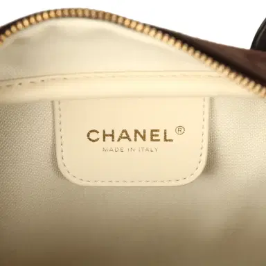 Chanel Chanel Small "Perfect Bowling" Bag Dark Brown Suede Gold Hardware | Thumbnail 9 Chanel Chanel Small "Perfect Bowling" Bag Dark Brown Suede Gold Hardware | Thumbnail 9