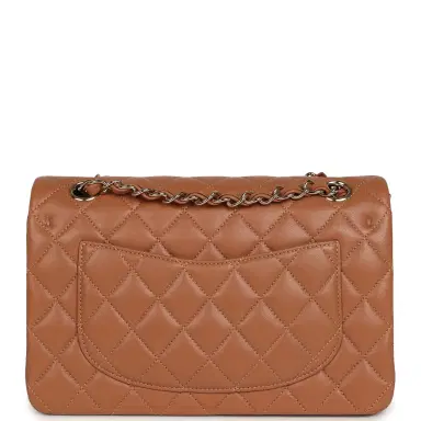 Chanel Chanel Small Classic Double Flap Bag Caramel Lambskin Light Gold Hardware | Thumbnail 4 Chanel Chanel Small Classic Double Flap Bag Caramel Lambskin Light Gold Hardware | Thumbnail 4