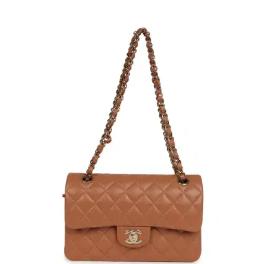 Chanel Chanel Small Classic Double Flap Bag Caramel Lambskin Light Gold Hardware | Thumbnail 7 Chanel Chanel Small Classic Double Flap Bag Caramel Lambskin Light Gold Hardware | Thumbnail 7